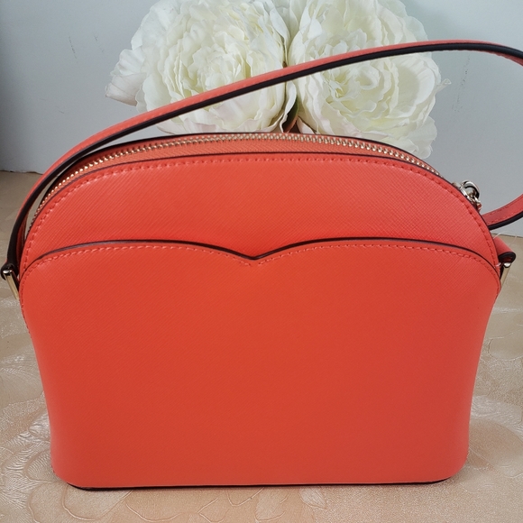 Kate spade Payton medium dome Red crossbody - Picture 3 of 11